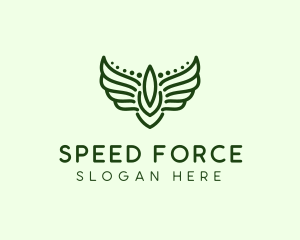 Winged Military Badge  logo design