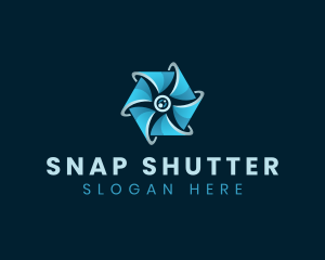 Shutter - Camera Shutter Lens logo design