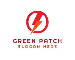 Patch - Voltage Lightning Energy logo design