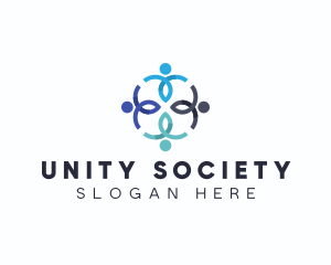 Society - People Support Organization logo design