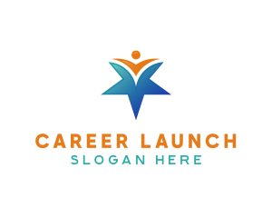 Star Leadership Career logo design