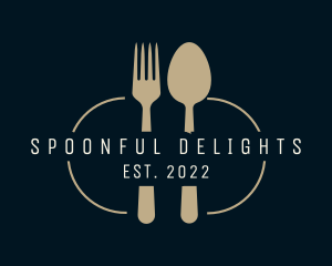 Spoon - Spoon Fork Utensils logo design