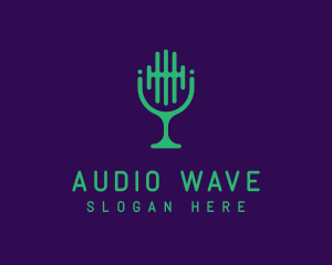 Sound - Sound Wave Mic logo design