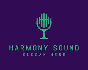 Sound - Sound Wave Mic logo design