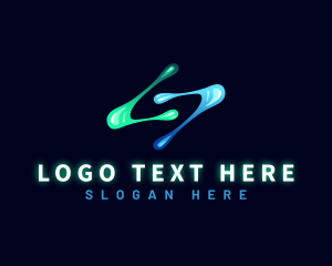 Advertising - Digital Technology Letter S logo design