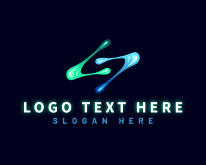 Industrial - Digital Technology Letter S logo design