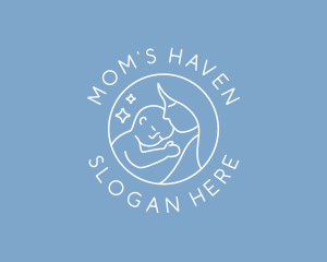 Mom Baby Childcare logo design