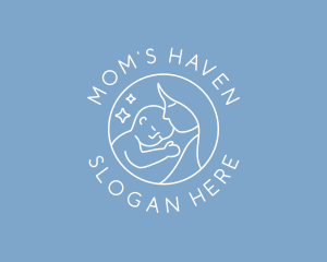 Mom - Mom Baby Childcare logo design