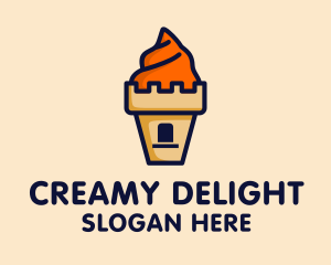 Yogurt - Ice Cream Castle logo design