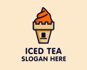 Ice Cream Castle  logo design