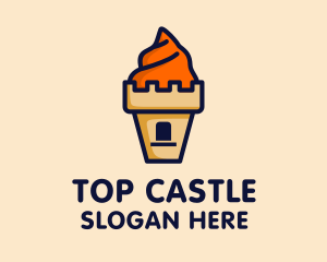 Ice Cream Castle  logo design