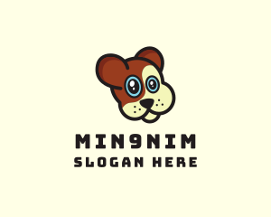 Cute Dog Veterinary logo design