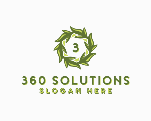 Organic Leafy Garden logo design