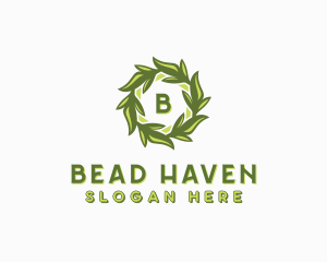 Organic Leafy Garden logo design