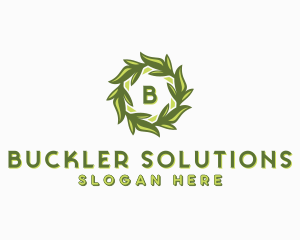 Organic Leafy Garden logo design