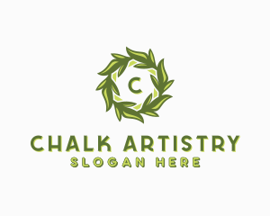 Organic Leafy Garden logo design