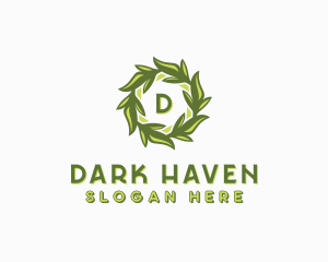 Organic Leafy Garden logo design