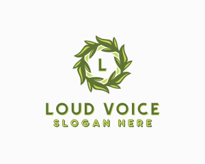 Organic Leafy Garden logo design