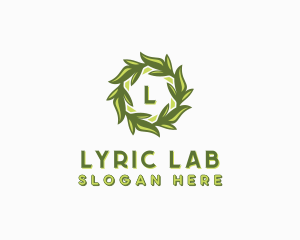 Organic Leafy Garden logo design