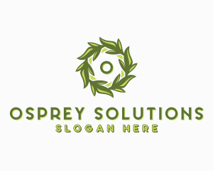 Organic Leafy Garden logo design