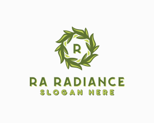 Organic Leafy Garden logo design