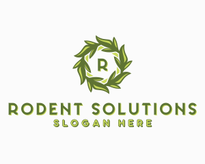 Organic Leafy Garden logo design