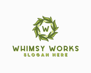 Organic Leafy Garden logo design