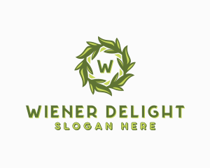 Organic Leafy Garden logo design