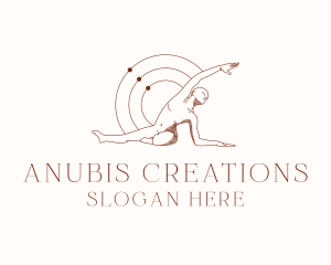 Yoga Human Body logo design