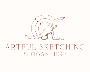 Yoga Human Body logo design