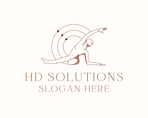 Yoga Human Body logo design