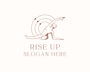 Yoga Human Body logo design