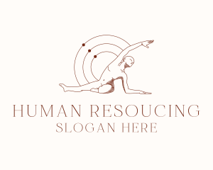 Yoga Human Body logo design