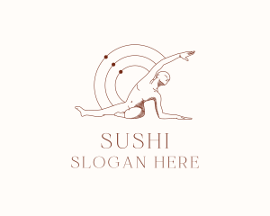 Yoga Human Body logo design