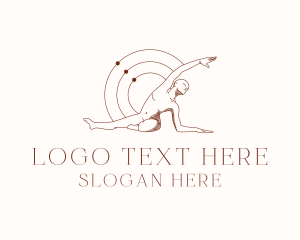 Yoga Human Body Logo