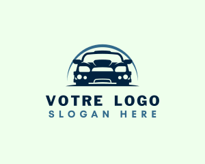 Driving - Automobile Car Racing logo design