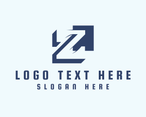 Photo Studio - Digital Tech Letter Z logo design