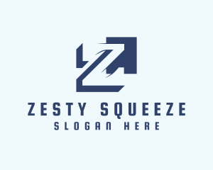 Digital Tech Letter Z logo design