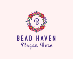 Spring Garden Flower Garland logo design