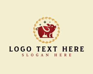 Zodiac - Zodiac Pig Astrology logo design