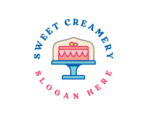 Cake Dessert Pastry logo design