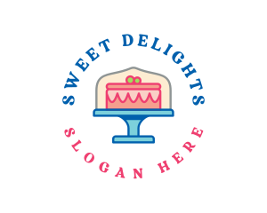 Cake Dessert Pastry logo design