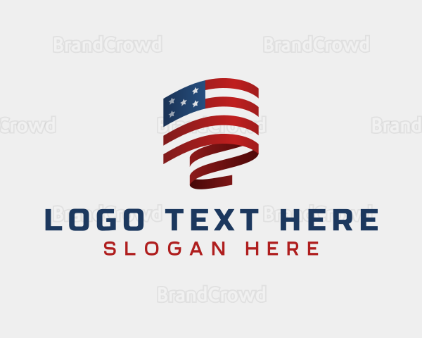 American National Flag Logo