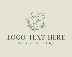 Infant - Mom Maternity Postpartum logo design