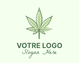 Green Marijuana Farm Logo