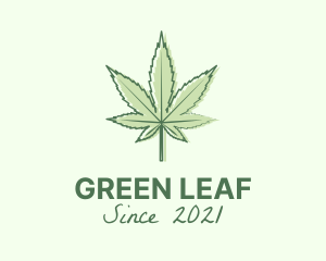 Green Marijuana Farm logo design