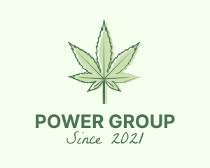 Farmer - Green Marijuana Farm logo design