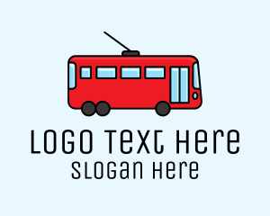 Wireless - Bus Transportation Transit logo design