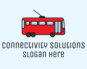 Wireless - Bus Transportation Transit logo design