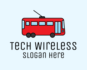 Wireless - Bus Transportation Transit logo design